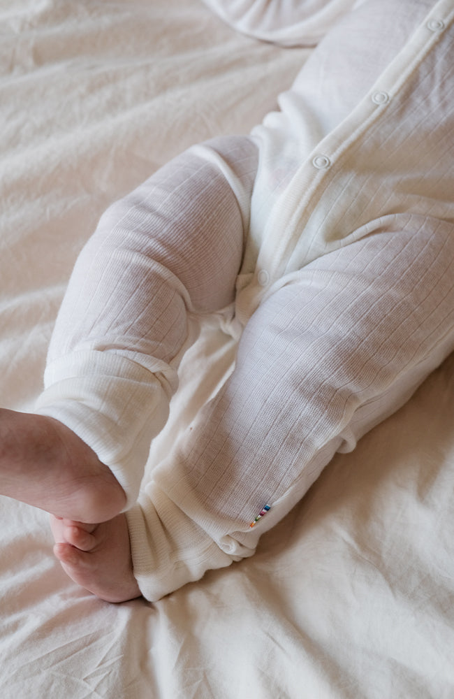 Wool Onesie 2 in 1 - Nature White Joha onesie