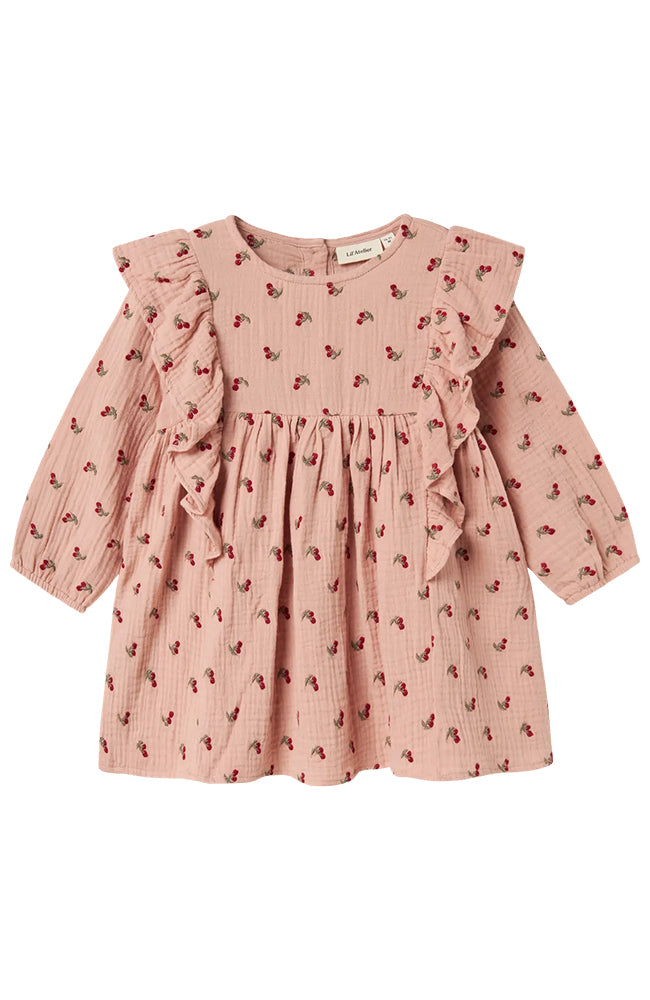 Koala LS Loose Dress - Misty Rose Lil' Atelier Klänning
