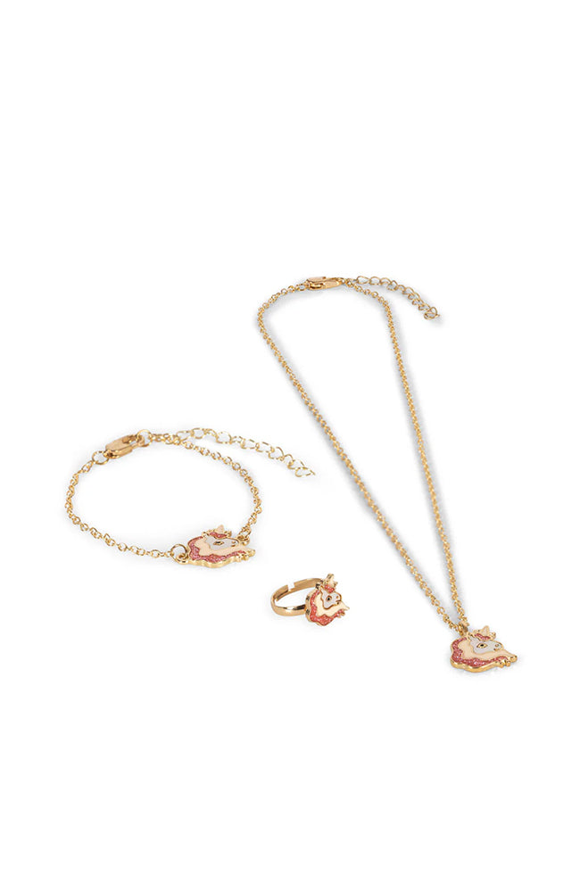 Unicorn Jewelry Set - Gold Konges Slöjd Leksak