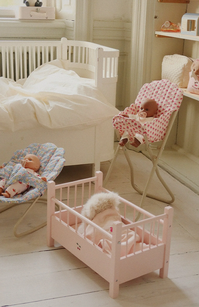 Doll Bed - Pink Konges Slöjd Docksäng