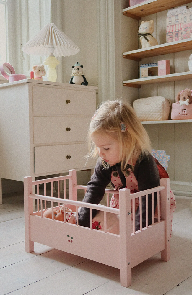 Doll Bed - Pink Konges Slöjd Docksäng