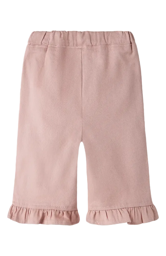 Doreen Wide Twi Pant - Misty Rose Lil' Atelier Byxor
