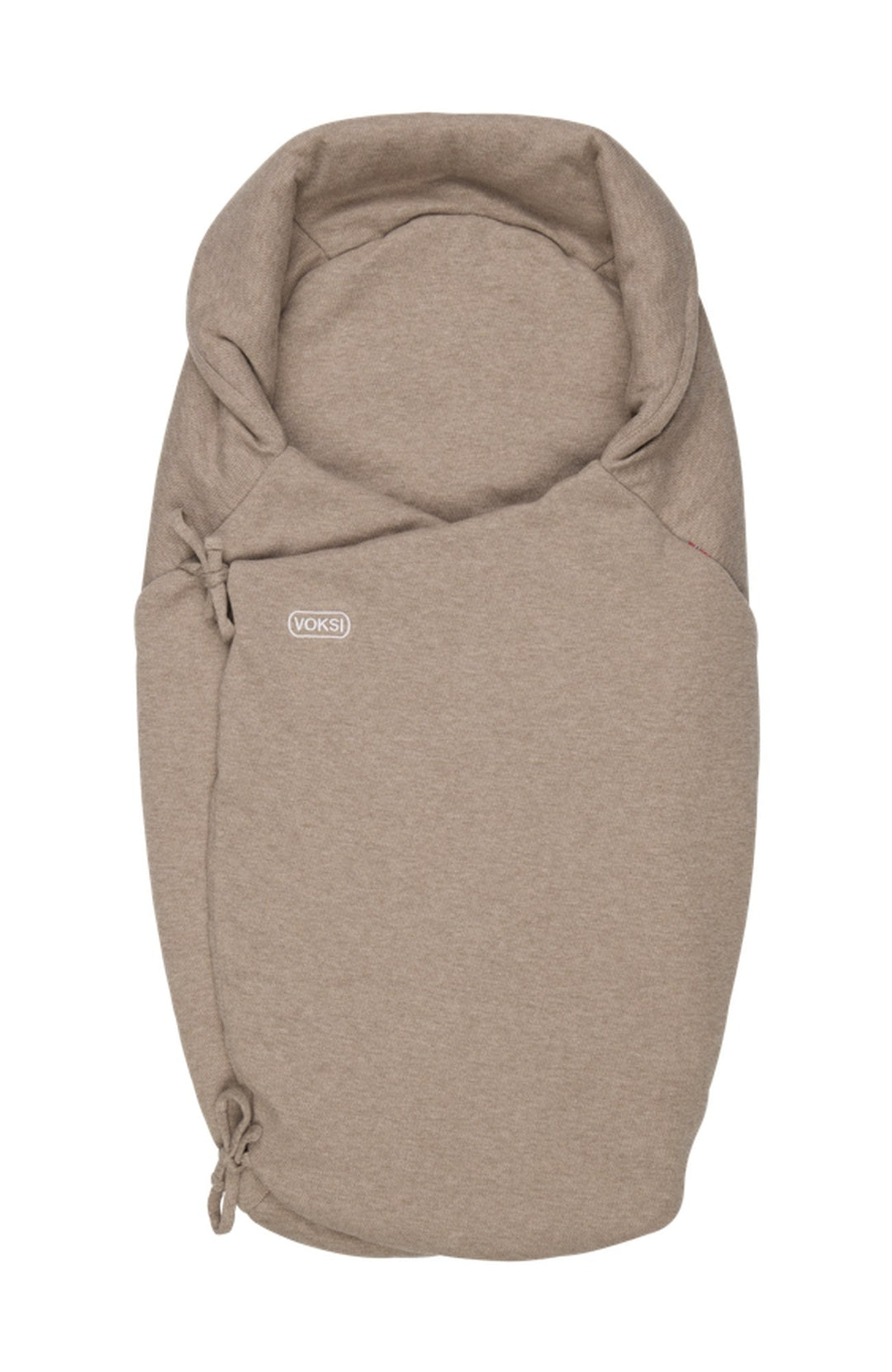 Voksi Wool Wrap omslagspåse i ull och ekologisk bomull, Walnut