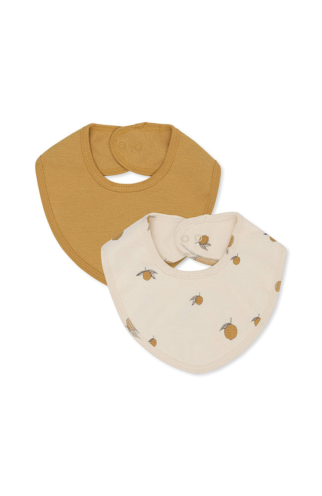 2-pack Dry Bib - Lemon Konges Slöjd bibs