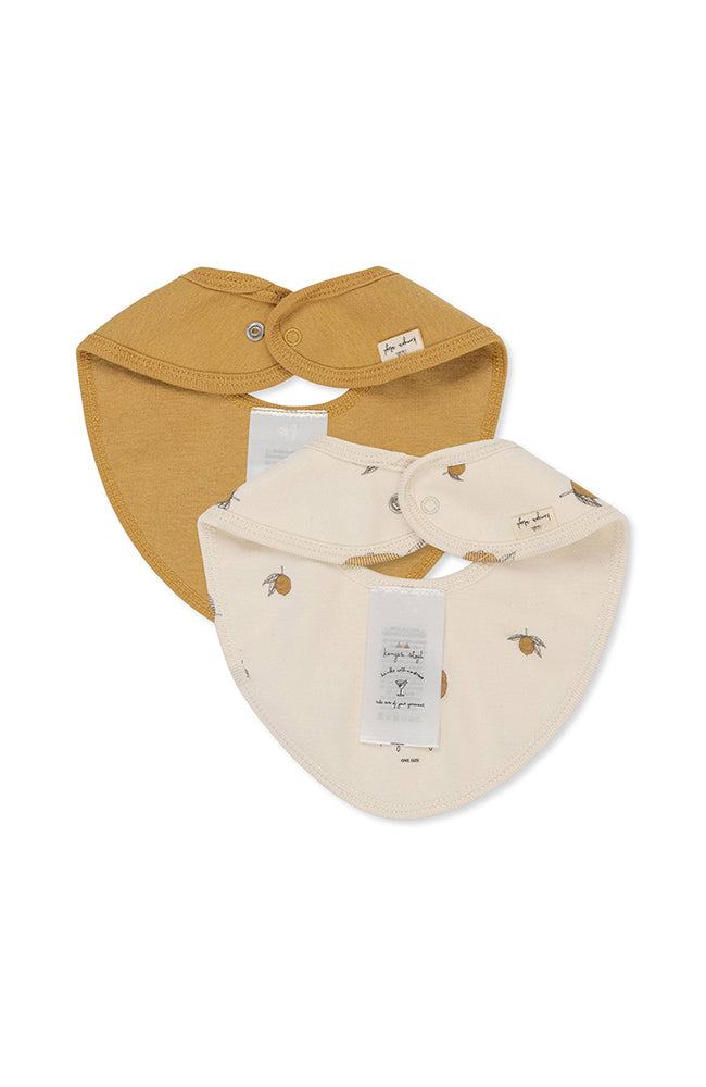2-pack Dry Bib - Lemon Konges Slöjd bibs