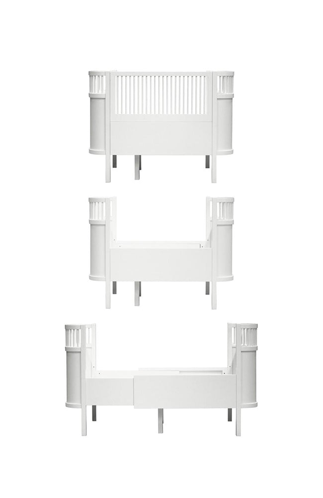 Barnsäng Baby & Jr - Classic White Sebra Säng