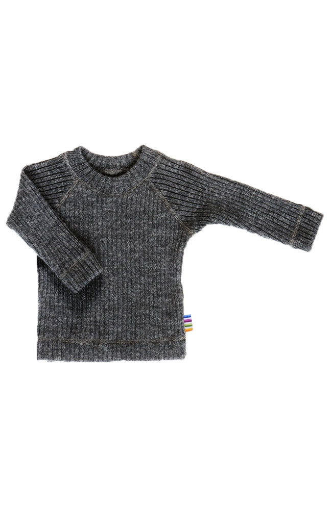 Wool Sweater - Grey Melange Joha Tröja