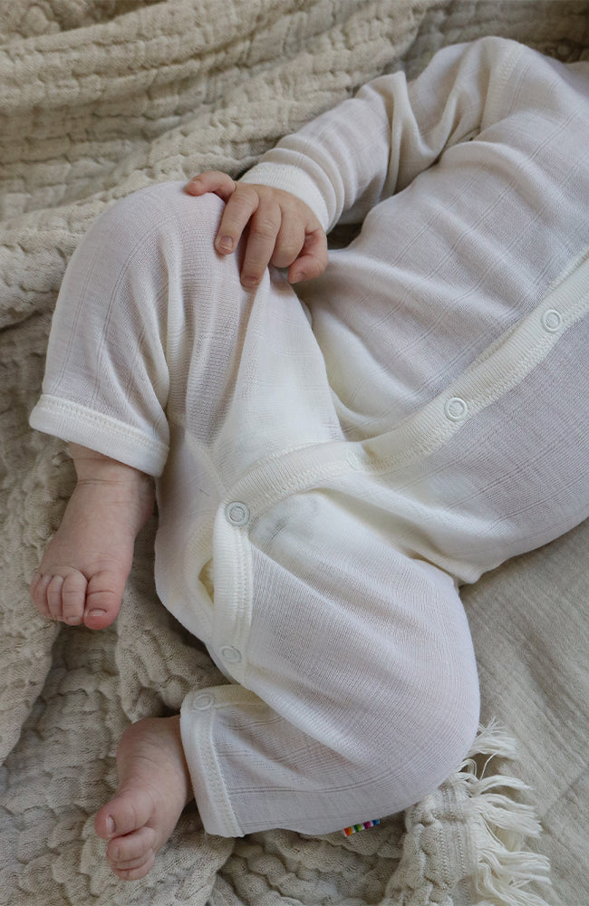 Wool/Silk Onepiece - Nature White Joha Onepiece